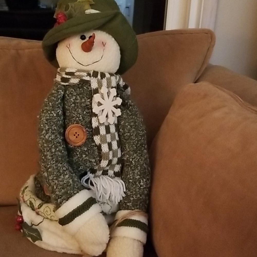 Snowman holiday decoration